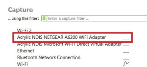 Wireshark Capture Interfaces